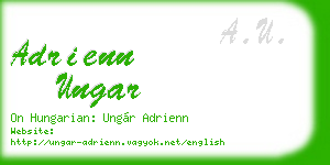 adrienn ungar business card